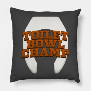 Toilet Bowl Champ | funny | Fantasy Football | Loser | Suck at fantasy Pillow