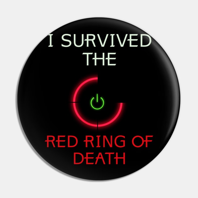 Red Ring Survivor Pin by joefixit2