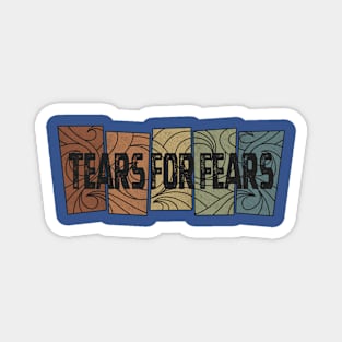 Tears for Fears Retro Pattern Magnet