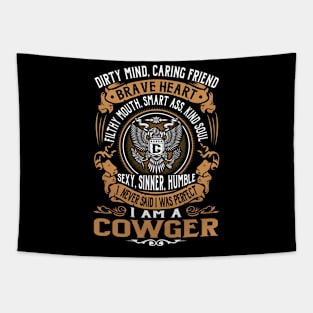 COWGER Tapestry