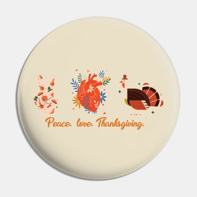 Peace love Thanksgiving Turkey Happy pattern Pin by yassinebd