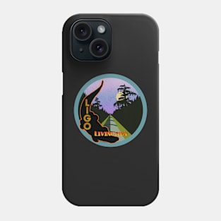 LIGO Livingston - blue circle Phone Case