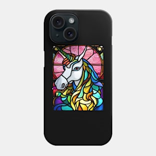 Stained Glass Unicorn Phone Case