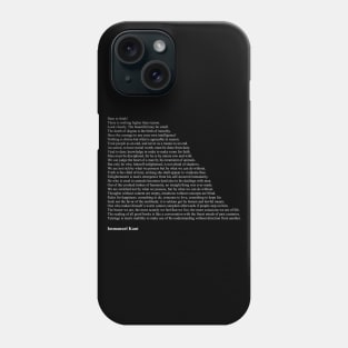 Immanuel Kant Quotes Phone Case