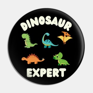 Dinosaur Expert Pin