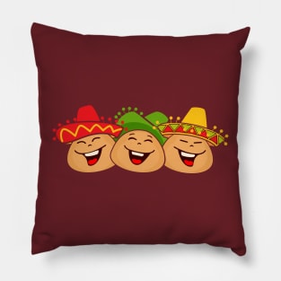 Mexican Best Friends Pillow