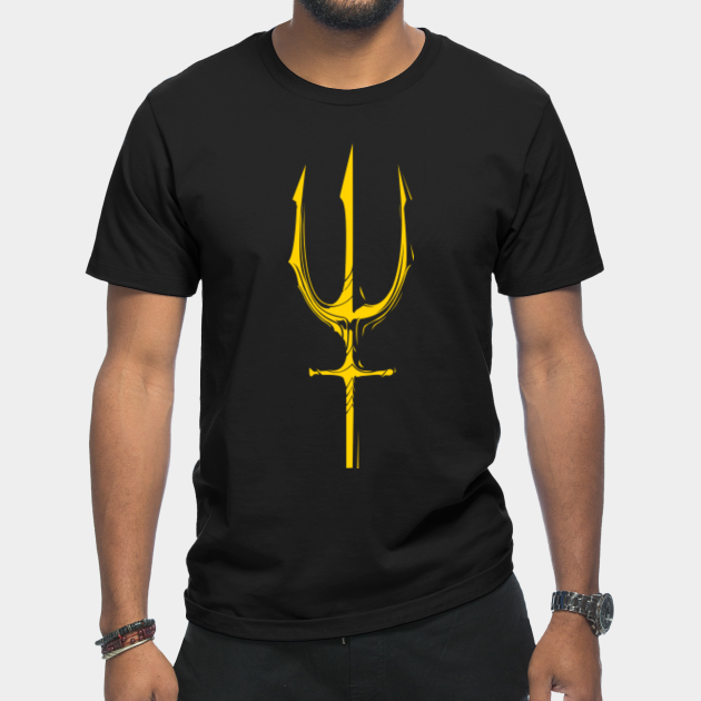 Aquaman Trident - Yellow - Aquaman Movie - T-Shirt