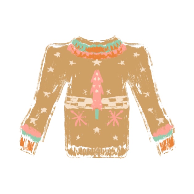 Ugly Sweater Tan by Dreambigdigitaldesigns