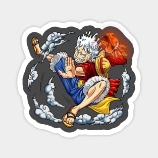 luffy gear 5 Magnet