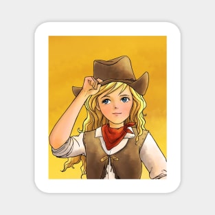 Tammy in the Gold Rush: Portrait Magnet