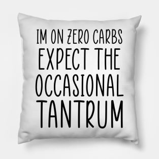 Funny Diet Sarcastic Weightloss Fasting Gym Workout Fitness Pillow