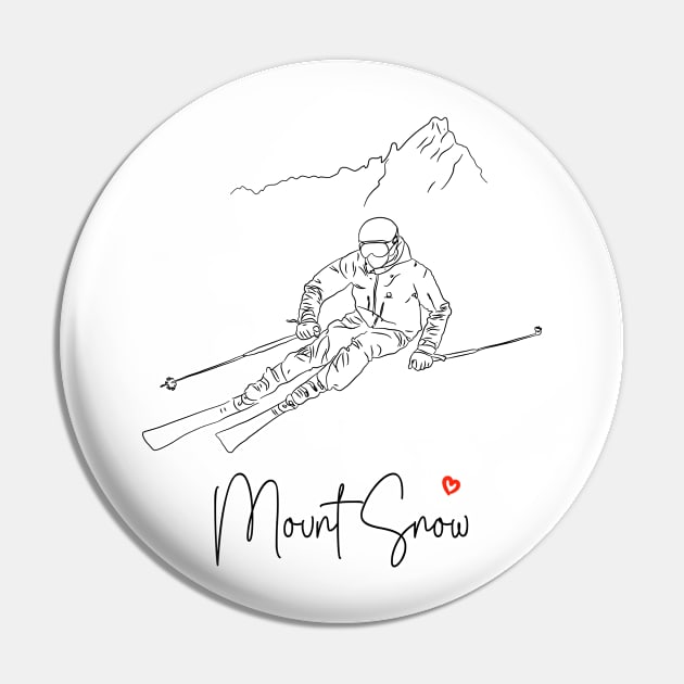 Mount Snow Pin by finngifts