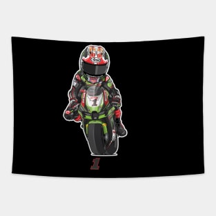 Jonathan Rea Cartoon Tapestry