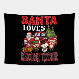 Santa Loves Resource Teacher Tapestry