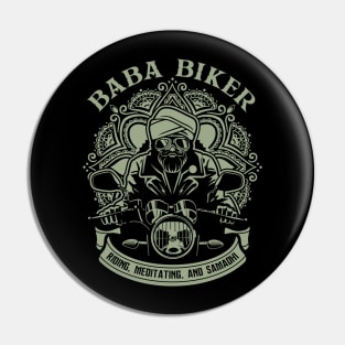 Baba bikers Pin