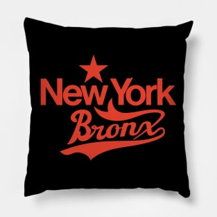 New York Bronx - New York Bronx Schriftzug - Bronx Logo Pillow