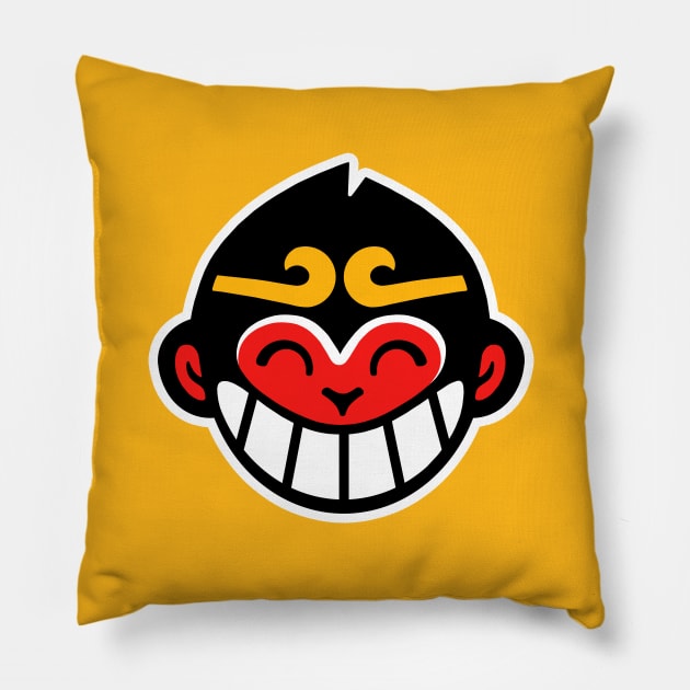 Monkie Kid symbol Pillow by The_Interceptor