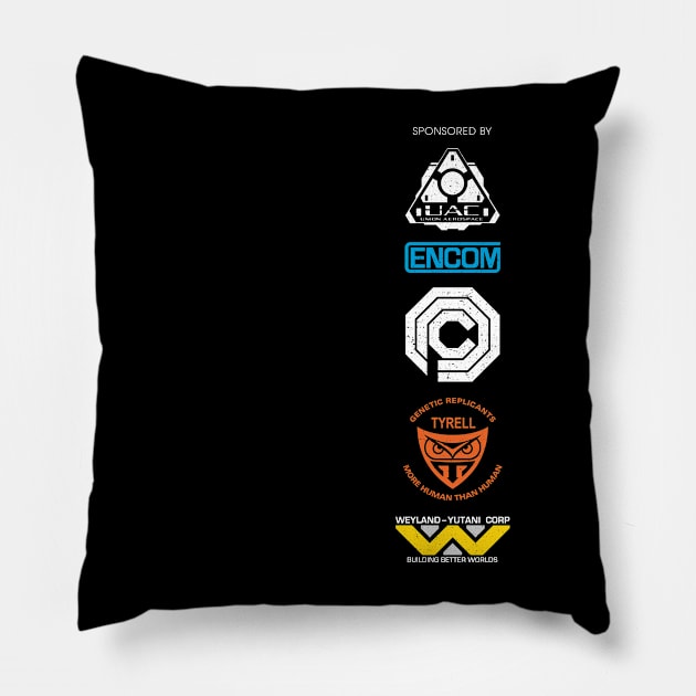 Evil Corps Pillow by Tronyx79