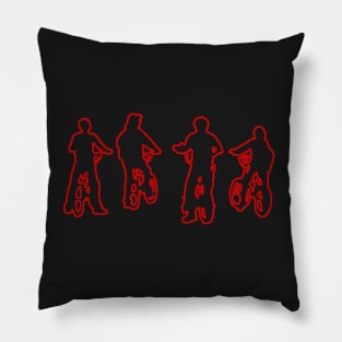 Minimal Red Stranger Things Pillow