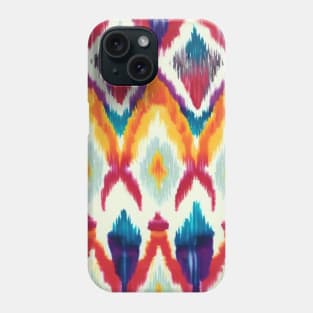 Uzbek Ikat Abru Bahor Pattern Phone Case