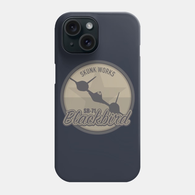 SR-71 Blackbird Phone Case by Tailgunnerstudios