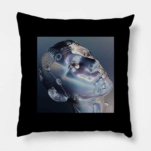 Face robotic Pillow by daengdesign66