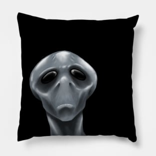 Alien Onlooker Pillow