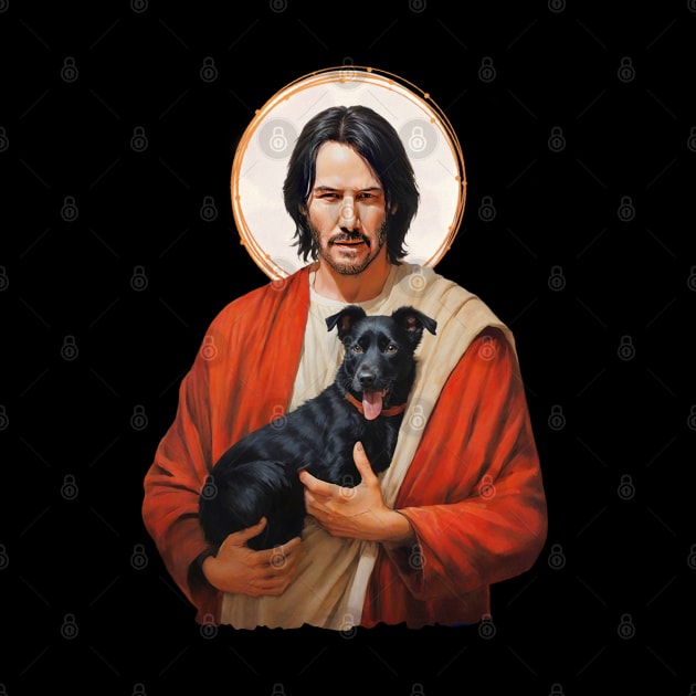 Saint keanu reeves by Gedogfx