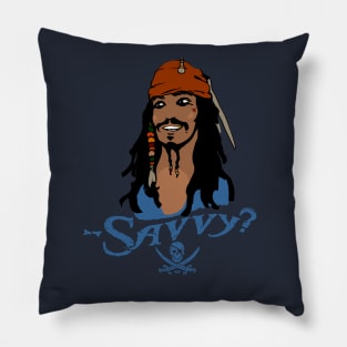 Captain Jack Sparrow: — Savvy? Pillow