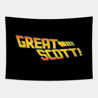 Great Scott slogan Tapestry