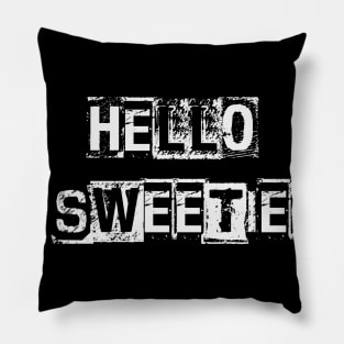 Hello Sweetie -Punk Pillow