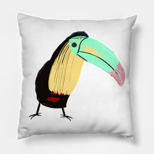 Funny Tropical Bird Toucan Pillow