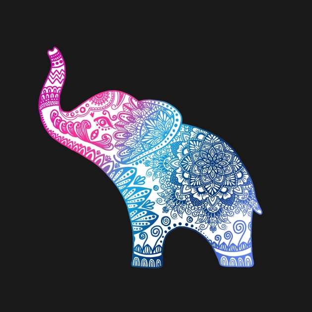 Elephant mandala by NicoleHarvey