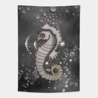 Sweet little seahorse and bubbles Tapestry