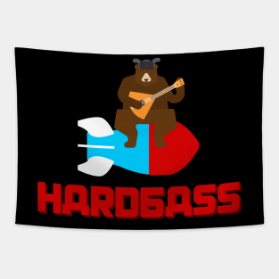 Hardbass Slavic Bear Tapestry