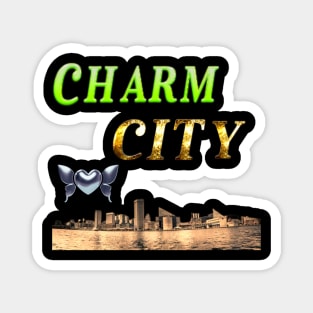 CHARM CITY BALTIMORE DESIGN Magnet