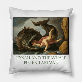 Jonah and the Whale (1621) by Pieter Lastman Pillow