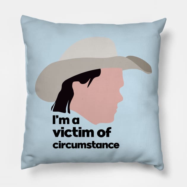 Victim of Circumstance Pillow by calliew1217
