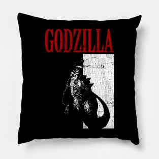 godzilla poster Pillow