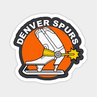 Classic Denver Spurs Hockey Magnet