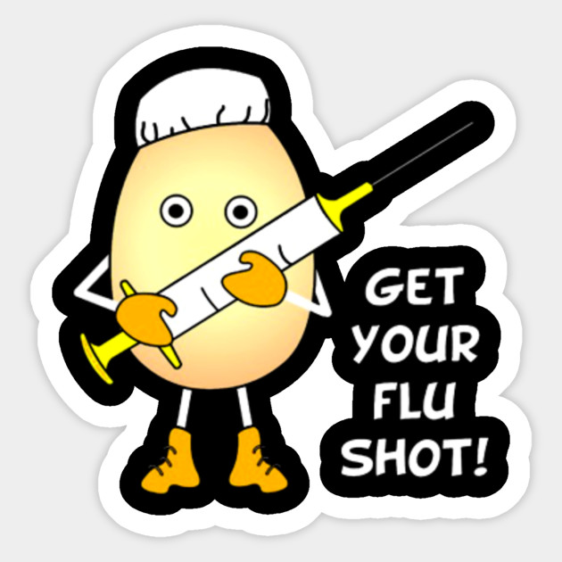 Nurse Flu Shot Nurse Flu Shot Sticker Teepublic