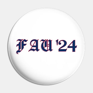 FAU 24 Sticker Pin