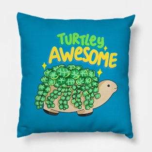 Turtley Awesome Pillow