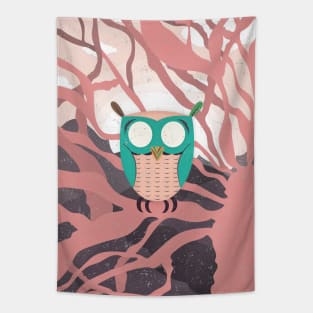 Owl without eyes Tapestry