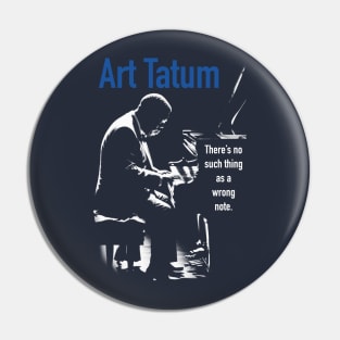 Art Tatum silhouette Pin