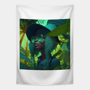 Erykah Badu = Original Fan Art Tapestry