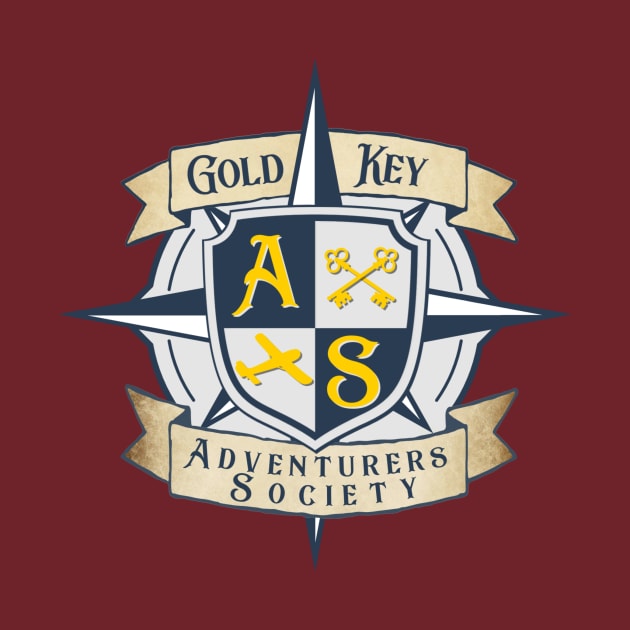 Gold Key Adventurers Society Crest by GoldKeyAdventurersShop