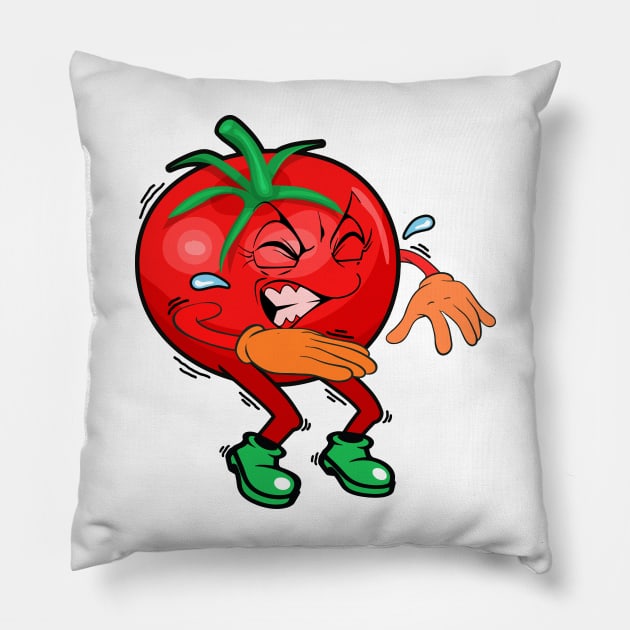 Squatting Tomato Pillow by Perrots