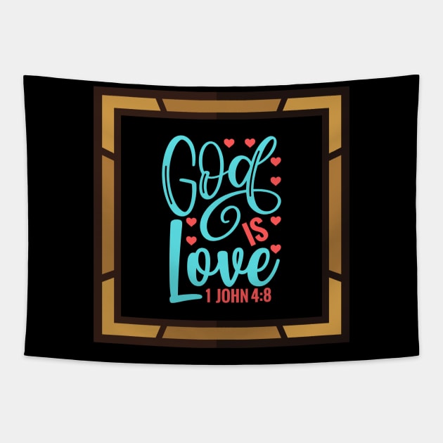 God Is Love Tapestry by Prayingwarrior