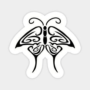 Tribal Butterfly Tattoo Magnet